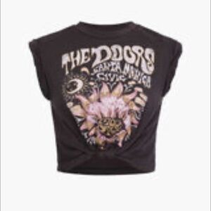 The Doors Black Graphic Kids T-Shirt